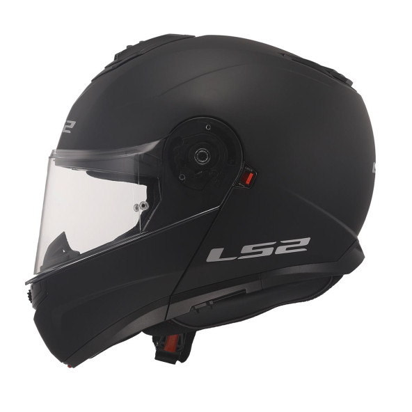 LS2 Strobe 2 Mat Siyah Çene Açılır Motosiklet Kaskı - 2