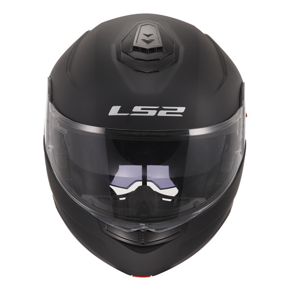 LS2 Strobe 2 Mat Siyah Çene Açılır Motosiklet Kaskı - 3