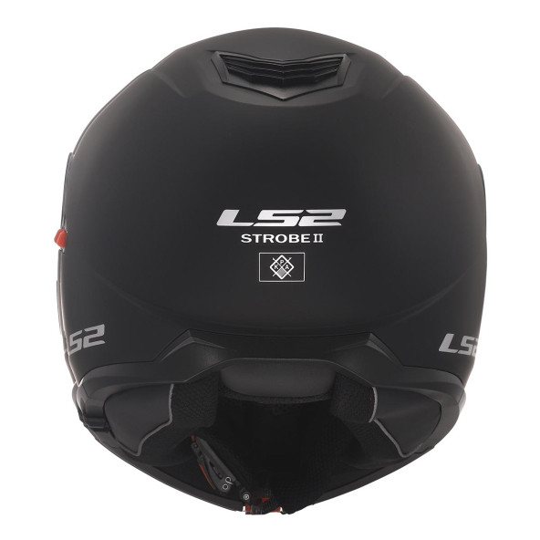 LS2 Strobe 2 Mat Siyah Çene Açılır Motosiklet Kaskı - 4