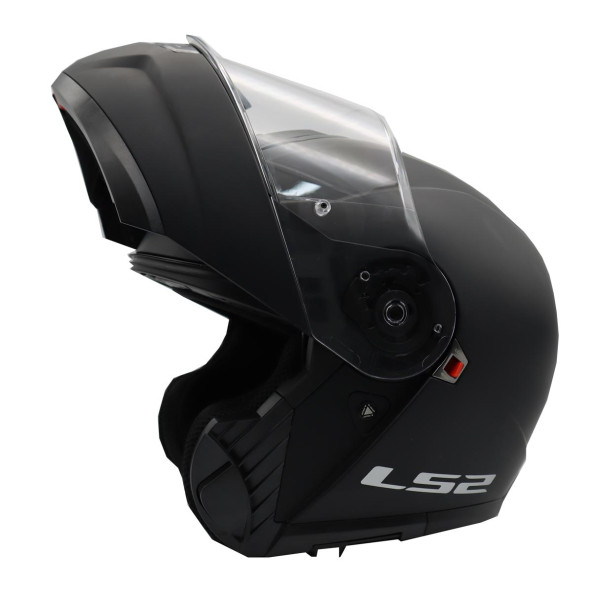 LS2 Strobe 2 Mat Siyah Çene Açılır Motosiklet Kaskı - 5