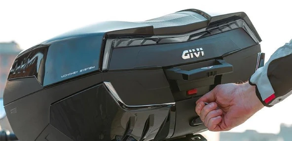 GIVI V58NNTB MOTOSİKLET ARKA ÇANTA GRİ REFLEKTÖRLÜ - 3
