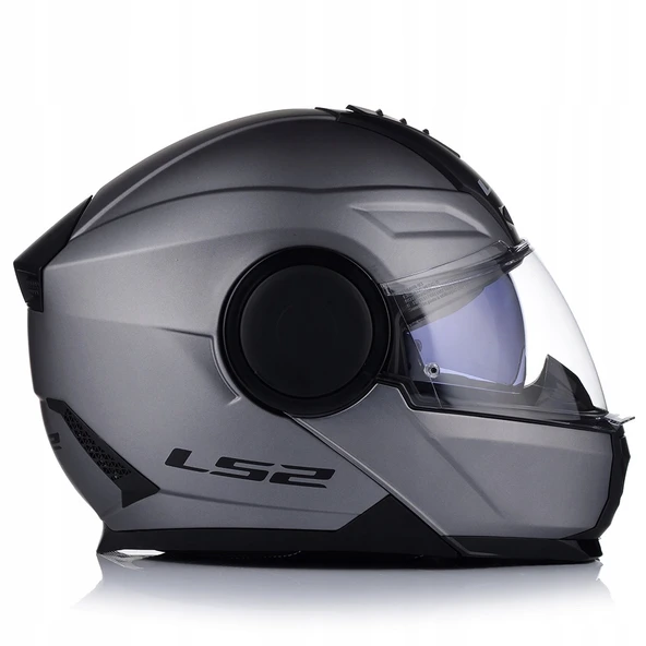 LS2 Scope 2 Çene Açılır Motosiklet Kaskı Mat Tıtanıum - 5