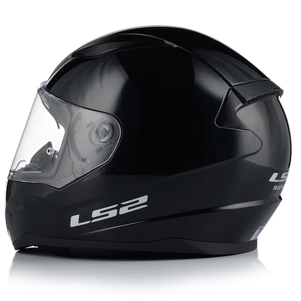 Ls2 Rapıd 2 Parlak Siyah Fullface Motosiklet Kaskı - 4