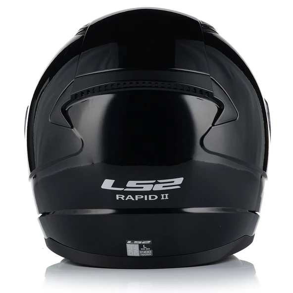 Ls2 Rapıd 2 Parlak Siyah Fullface Motosiklet Kaskı - 5