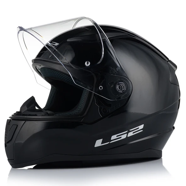 Ls2 Rapıd 2 Parlak Siyah Fullface Motosiklet Kaskı - 3