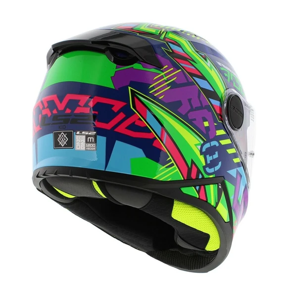 LS2 FF812 KID SVENT ÇOCUK KAPALI MOTOSİKLET KASKI - 3