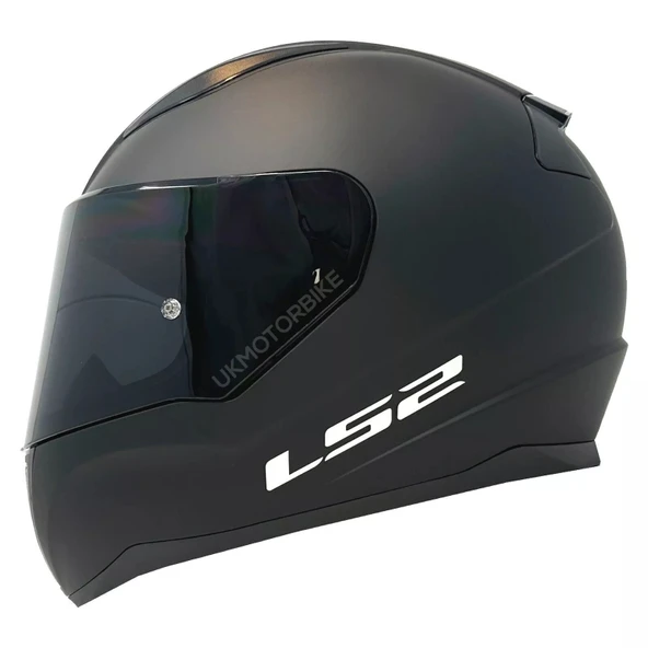 Ls2 Rapıd 2 Mat Siyah Kapalı Motosiklet Kaskı Siyah Camlı