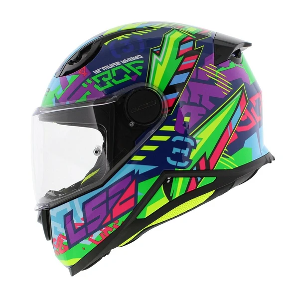 LS2 FF812 KID SVENT ÇOCUK KAPALI MOTOSİKLET KASKI - 4