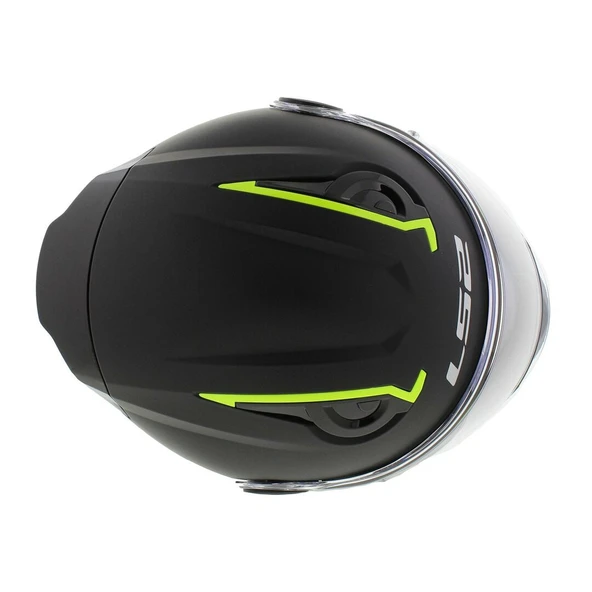 LS2 FF812 KID MAT SİYAH ÇOCUK KAPALI MOTOSİKLET KASKI - 2