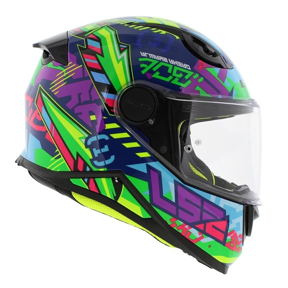 LS2 FF812 KID SVENT ÇOCUK KAPALI MOTOSİKLET KASKI - 2