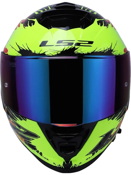 LS2 Storm 2 Drop Kapalı Motosiklet Kaskı Gökkuşağı Camlı - 2