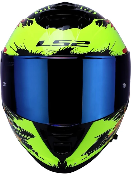 LS2 Storm 2 Drop  Kapalı Motosiklet Kaskı Mavi Camlı - 4