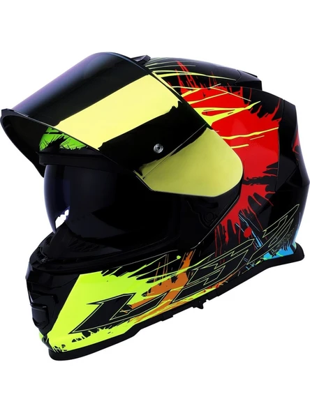 LS2 Storm 2 Drop Kapalı Motosiklet Kaskı Gold Camlı - 2