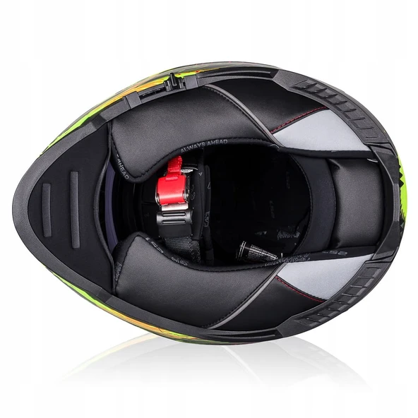 LS2 Storm 2 Drop  Kapalı Motosiklet Kaskı Siyah Camlı - 5