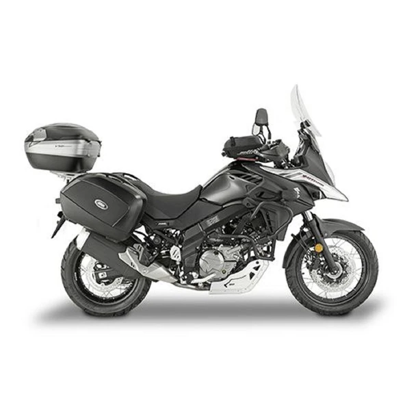 Givi V56NNT Maxia Motosiklet Arka Çanta Gri Reflektörlü - Resim 3