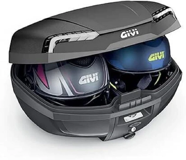 Givi E46NT Tech Riviera Motosiklet Arka Çanta Gri Reflektörlü - 2