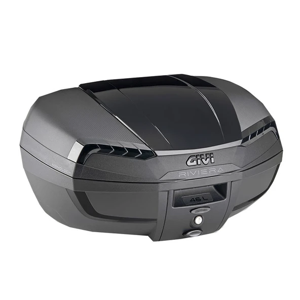 Givi E46NB Riviera Motosiklet Arka Çanta Gri Reflektörlü