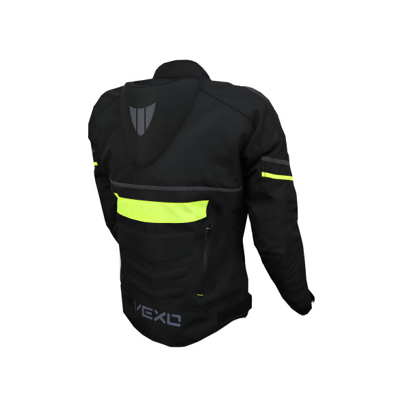 Vexo Calıfornıa 4 Mevsim Motosiklet Montu Siyah-Neon Sarı - 3
