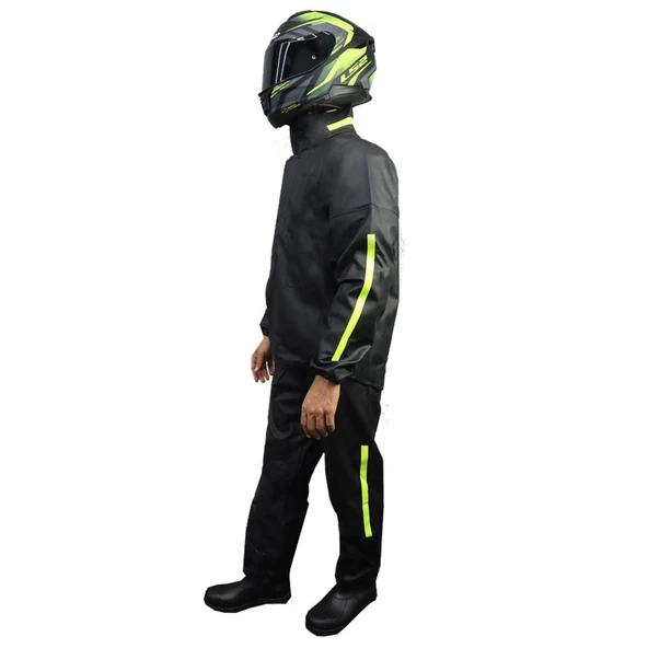 Vexo Pvc Motosiklet Alt Üst Takım Yağmurluk - 3