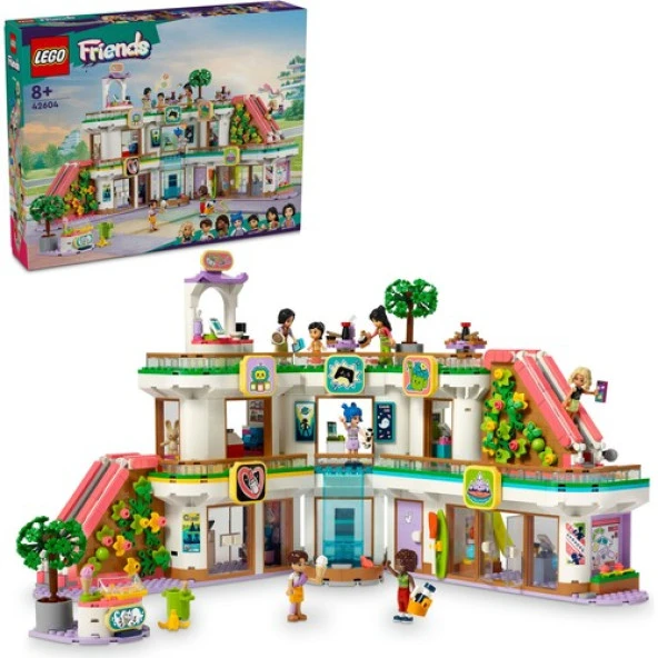 LEGO® Friends Heartlake City Alışveriş Merkezi 42604 - 8 Yaş ve Üzeri Çocuklar için Sosyal Becerileri Geliştiren Yaratıcı Oyuncak Yapım Seti (1237 Parça)