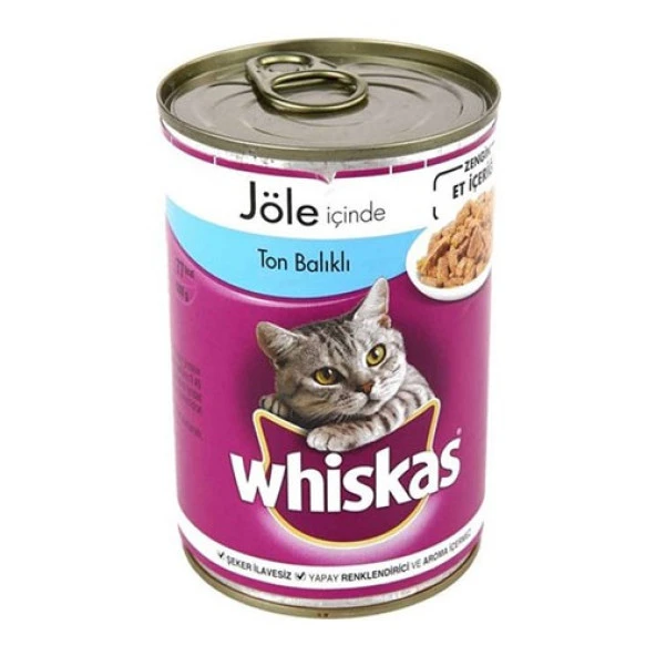 Whiskas  400 Gr Ton Balıklı Konserve Mama