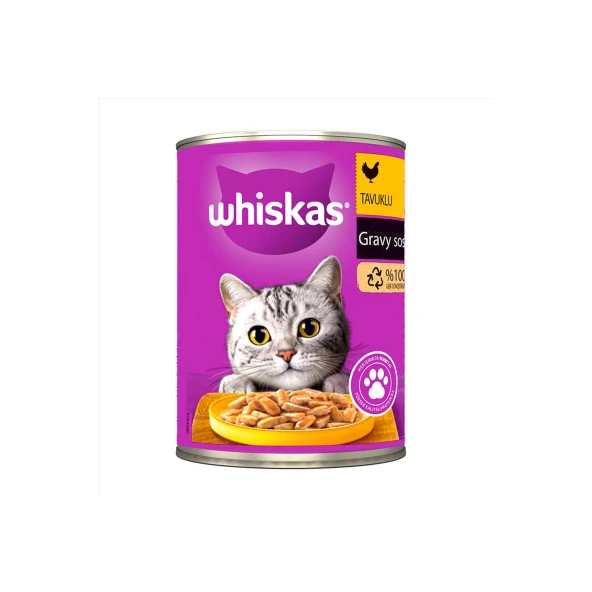 Whiskas  400 Gr Tavuklu Konserve Mama