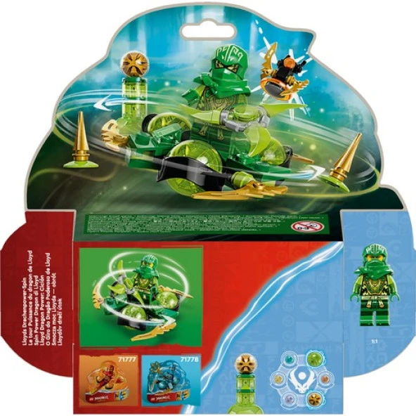 Lego Ninjago Lloyd'un Ejderha Gücü Spinjitzu Dönüşü 71779 ürün görseli 1