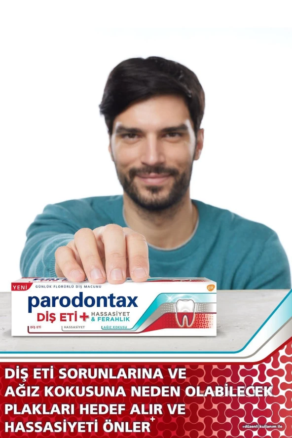 PARODONTAX DİŞ MACUNU DİŞ ETİ+HASSASİYET+FERAHLIK 75 ML - 2