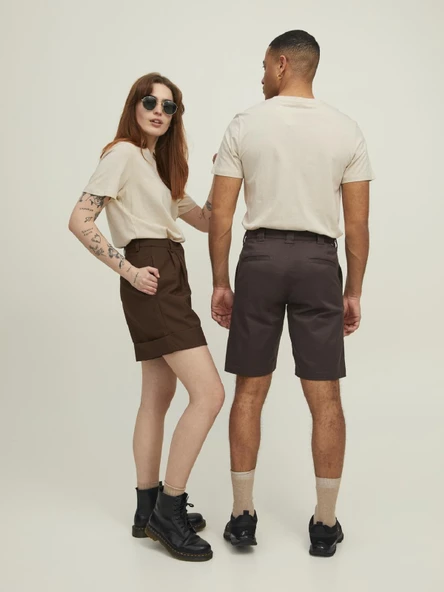 JACK JONES Enoa Model Oval Kesim Erkek Tişört 12113648 - Resim 7