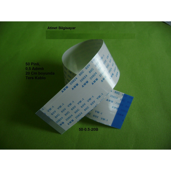 Awm 20624 80C 60V Vw-1 Flex Şerit Kablo 50 Pin 20Cm 50-0.5-20B