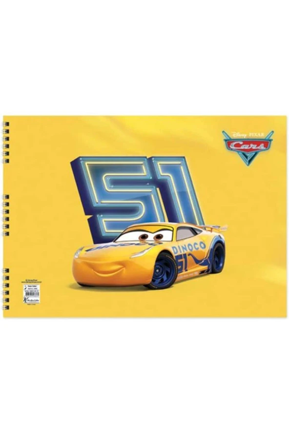 Cars 25*35 15 Yp.Resim Defteri