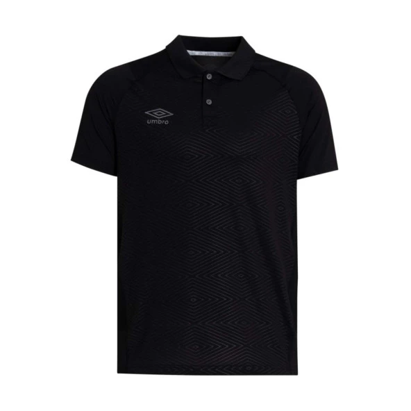 Umbro  SOLO POLO T-shirt Polo Yaka Siyah  Erkek Tişört Tf-0168