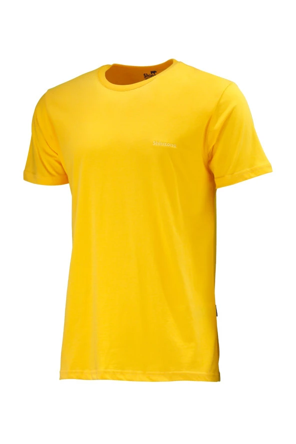 Erkek Standart Fit Bordo Sarı 2'li Set T-Shirt - 6