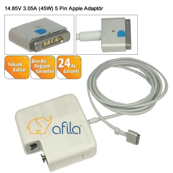 Apple MacBook Air MD711, MD712, MD760, MD761, MJVE2, MJVG2, MJVM2, MJVP2 Şarj Adaptörü 45W - 2
