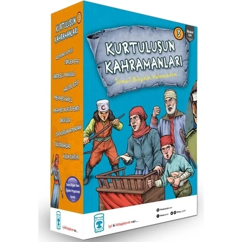 KURTULUŞUN KAHRAMANLARI 3.SET 10 KİTAP SET  TİMAŞ