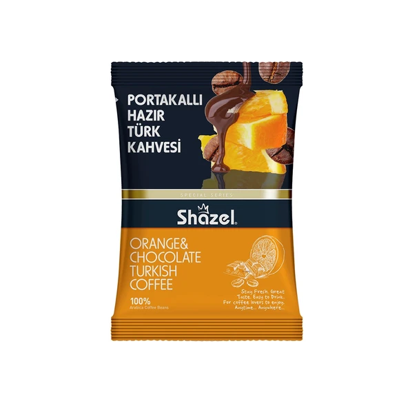 Shazel Special Portakallı Hazır Türk Kahvesi 100 gr