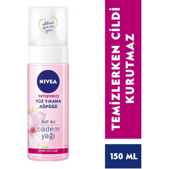 Nıvea Yatıştırıcı Yüz Yıkama Köpüğü Kuru Ciltler 150 Ml