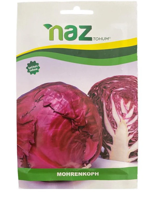 Naz Tohum Kırmızı Lahana Tohumu 10 gr