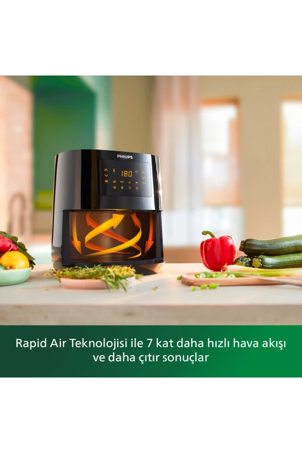 Philips Essential Airfryer HD9252/90 Fritöz - 3