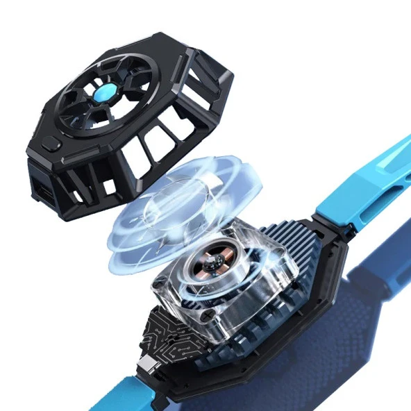 Hadron HDX4357 Radyatörlü Ledli Soğutuculu Tablet ve Telefon  Fanı - 6