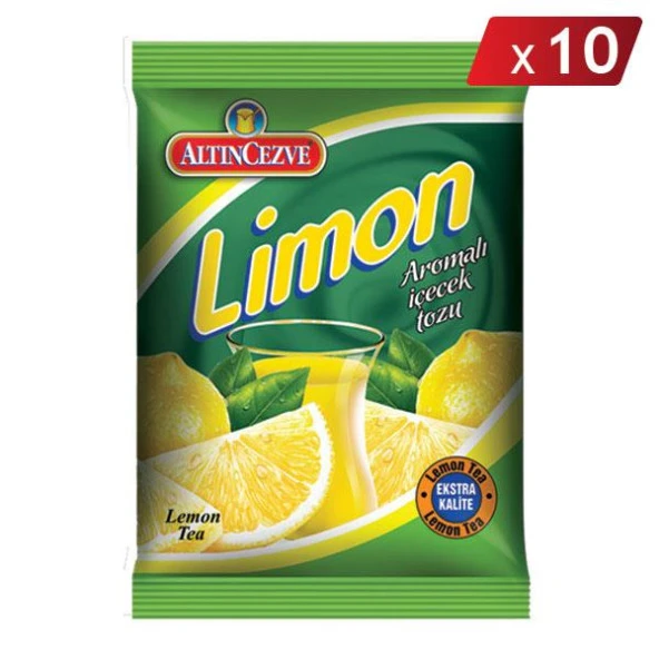 Altıncezve Limon Aromalı İçecek Tozu 250 Gr - 10'lu PAKET ürün görseli 1