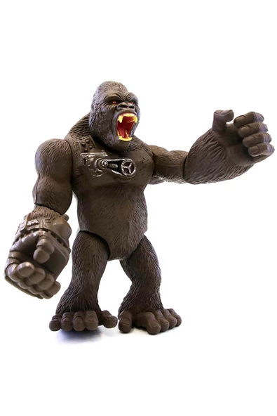 Jurassic Clash Siber Goril: Savaşın Yeni Kahramanı 27cm. - 2