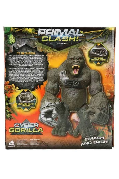 Jurassic Clash Siber Goril: Savaşın Yeni Kahramanı 27cm. - 5