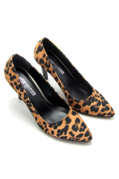 Erkan Saçmacı Gowa Leopar Desenli Stiletto