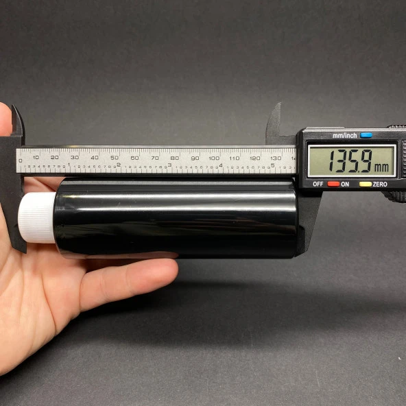 150 cc Siyah Pet Şişe  - Beyaz Contalı Kapaklı- 150ml Kapaklı Plastik Şişe x 10 Adet - Resim 2