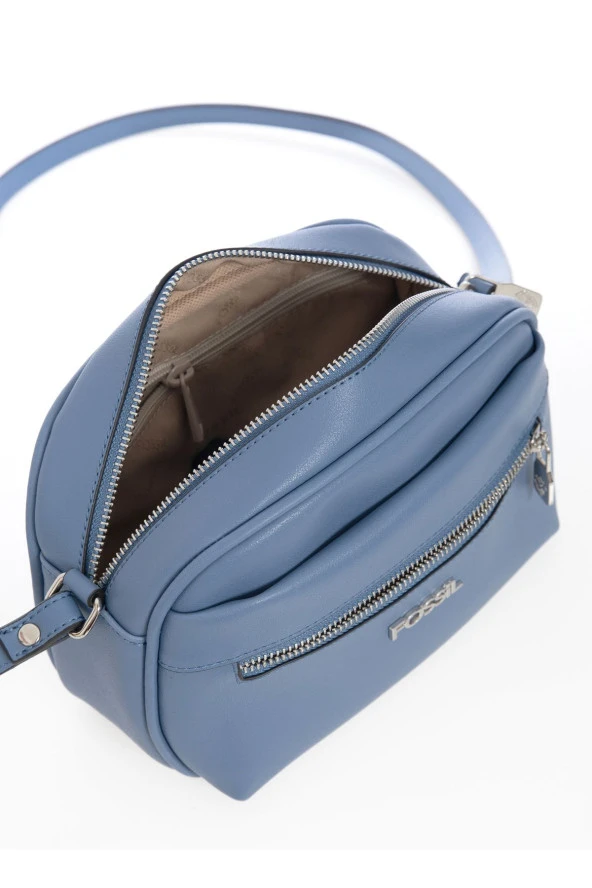 Koyu Mavi Kadın 24x15x9 cm Çapraz Çanta 05FM24Y1020 - Resim 5