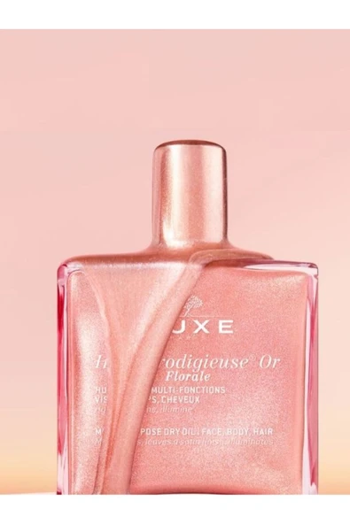 NUXE Huile Prodigieuse Or Florale , 50ml . Florale or çok amaçlı Parıltılı kuru yağ 3264680038334 - 5