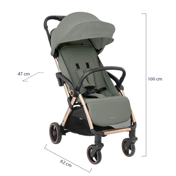 Kikka Boo Eden Autofold Kabin Bebek Arabası Grey - 5