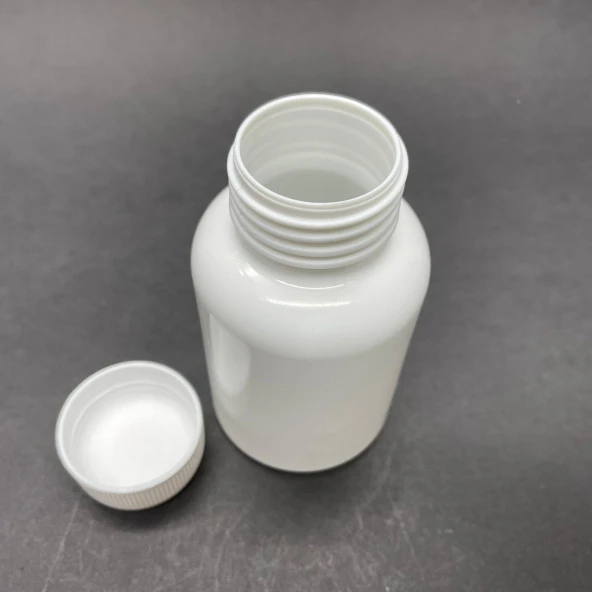 150 cc Tablet Kutusu  - Contalı Kapaklı- 150ml Kapsül Kutusu x 10 Adet - Resim 2