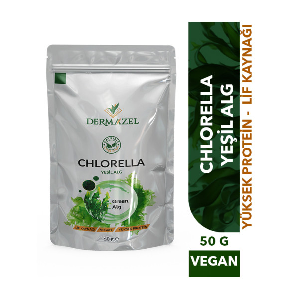 Organik Chlorella Tozu Katkısız 50 Gr